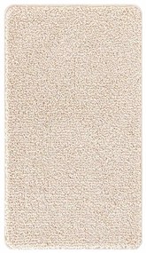 Tapete de Banho Retangular Creme 70x120 cm Polipropileno Antiderrapant