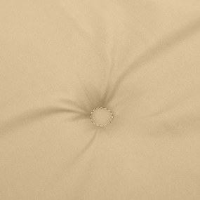 Almofadão p/ banco de jardim 180x50x7 cm mesclado tecido bege