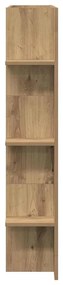 Armário de TV Wall-Mounted vidaXL Carvalho Artesanal 152x22x113 cm