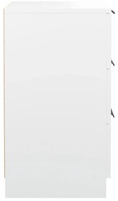 Mesas de cabeceira 2 pcs 40x36x65 cm branco