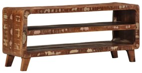 Móvel de TV 105x46x32 cm madeira recuperada maciça