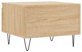 Mesas de centro 2 pcs 50x46x35cm deriv. madeira carvalho sonoma
