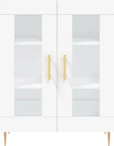 Armário alto 69,5x34x180 cm derivados de madeira branco