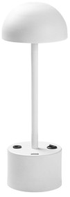 Candeeiro de Mesa Sept – Branco – Diâmetro 10 cm Altura 29 cm