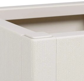 Plantador de Jardim Branco 36 x 36 x 35 cm em PP