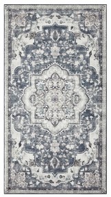 Tapete de área vintage para sala. | SONGMICS HOME | 150 x 80 x 0,1 cm | cinzento pombo | TAR037G01.