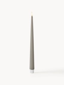 Velas LED artesanais Real Flame, Alt 28 cm, conjunto de 2