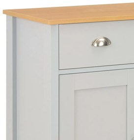 Aparador 79x35x81 cm cinzento