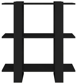Estante/divisória 80x30x87 cm preto