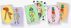 Jogo de cartas Speedy Crazy DJECO branco