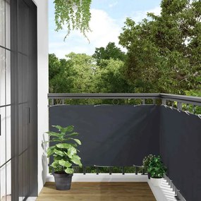 Tela de privacidade para varanda 400x120 cm PVC antracite