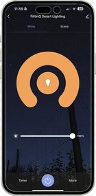 Candeeiro de parede inteligente preto 24 cm incl. 2 WiFi G9 - Otan