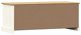 Móvel de TV VIGO 106x40x40 cm madeira de pinho maciça branco