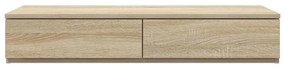 gavetas de cama vidaXL Carvalho Sonoma 80x36,5x16,5 cm Madeira Engenha