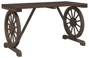 3 pcs conjunto de jantar p/ jardim madeira de abeto maciça