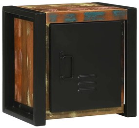 Armário de Parede para Casa de Banho Multicolorido Madeira Recuperada