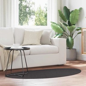 vidaXL Tapetes de área HUARTE Antracite 80 x 150 cm Poliéster