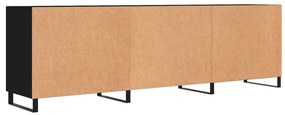 Móvel para TV 150x30x50 cm derivados de madeira preto
