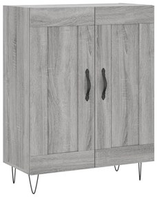 Armário alto 69,5x34x180 cm derivados de madeira sonoma cinza