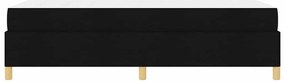 Cama Box Outros Preto e Branco 90 x 190 cm tecido