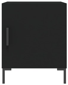 Mesa de cabeceira 40x40x50 cm derivados de madeira preto