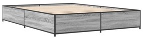 Estrutura de cama 135x190 cm derivados de madeira/metal