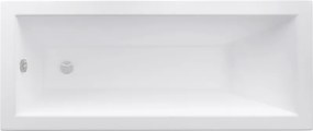 Mexen Cubik banheira retangular 120 x 70 cm, branca - 55031207000