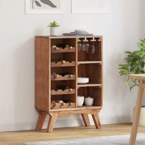 vidaXL Prateleira Castanho 60 x 30 x 90 cm Madeira Reforçada Sólida