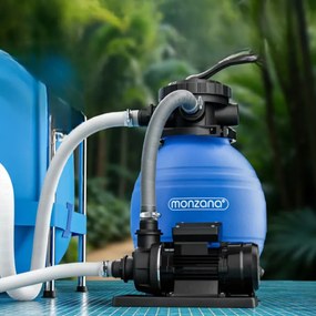 Sistema de filtro de areia Piscinas 10200 L/h, incluindo bolas de filtro
