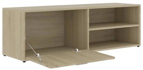 Móvel de TV 120x34x37 cm derivados de madeira carvalho sonoma