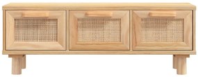 Mesa de centro 80x40x30 cm deriv. madeira/pinho maciço castanho