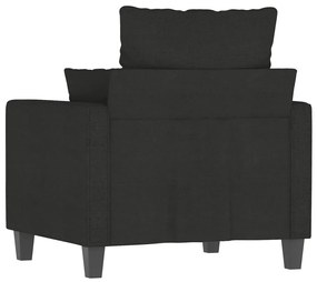 Poltrona 60 cm tecido preto