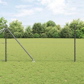 Cerca Hexagonal vidaXL Cinza 1,4x10 m Aço
