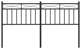 Cabeceira de cama 150 cm metal preto