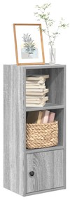 Estante 31x24x77 cm derivados de madeira cinzento sonoma