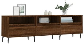 Móvel TV 150x30x44,5 cm derivados de madeira carvalho castanho