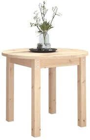 Mesa de centro Ø 55x45 cm madeira de pinho maciça