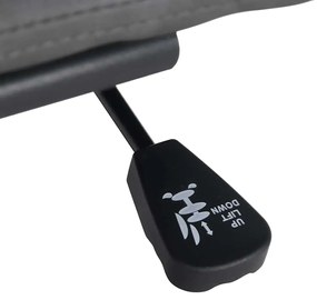 Cadeira de escritório giratória preto de lã encaracolado tecido
