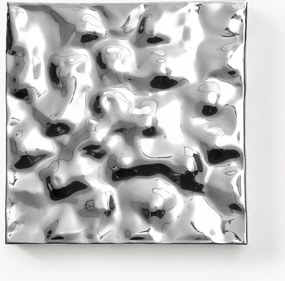 Objetos de parede com superfície martelada Splash, conjunto de 2