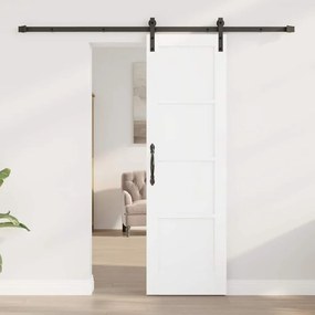 Porta de Deslizamento com Conjunto de Ferragens Brancas 61x198,5 cm Ma