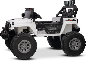 Jipe elétrico para crianças OFFRIDE 4x4 2 Lugares 24V bateria de litio, Rodas Grandes EVA com suspensão nas rodas traseiras, controlo remoto, luzes LE