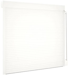 Persiana de enrolar em alumínio 160x150 cm branco