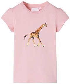 T-shirt de criança rosa-claro 116