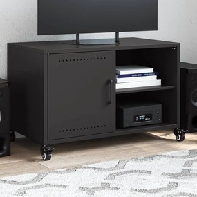 Móvel de TV 68x39x43,5 cm aço preto