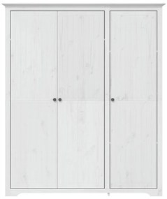 Roupeiro BODO 146x53,5x173 cm madeira de pinho maciça branco