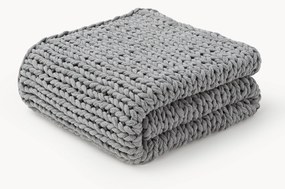 Manta de malha grossa artesanal Adyna