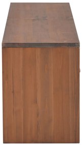 Móvel de TV com 4 gavetas 120x30x40 cm abeto maciço