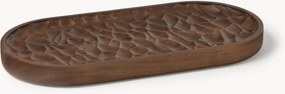 Tabuleiro decorativo de madeira de acácia Camila, L 30 cm