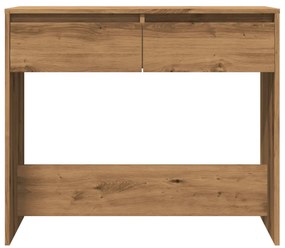 Mesa consola 89x41x76,5 cm derivados madeira carvalho artisiano
