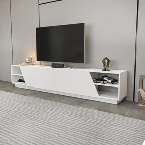 Móvel TV Rhodes – Branco – 240x37,1x47,4 cm
